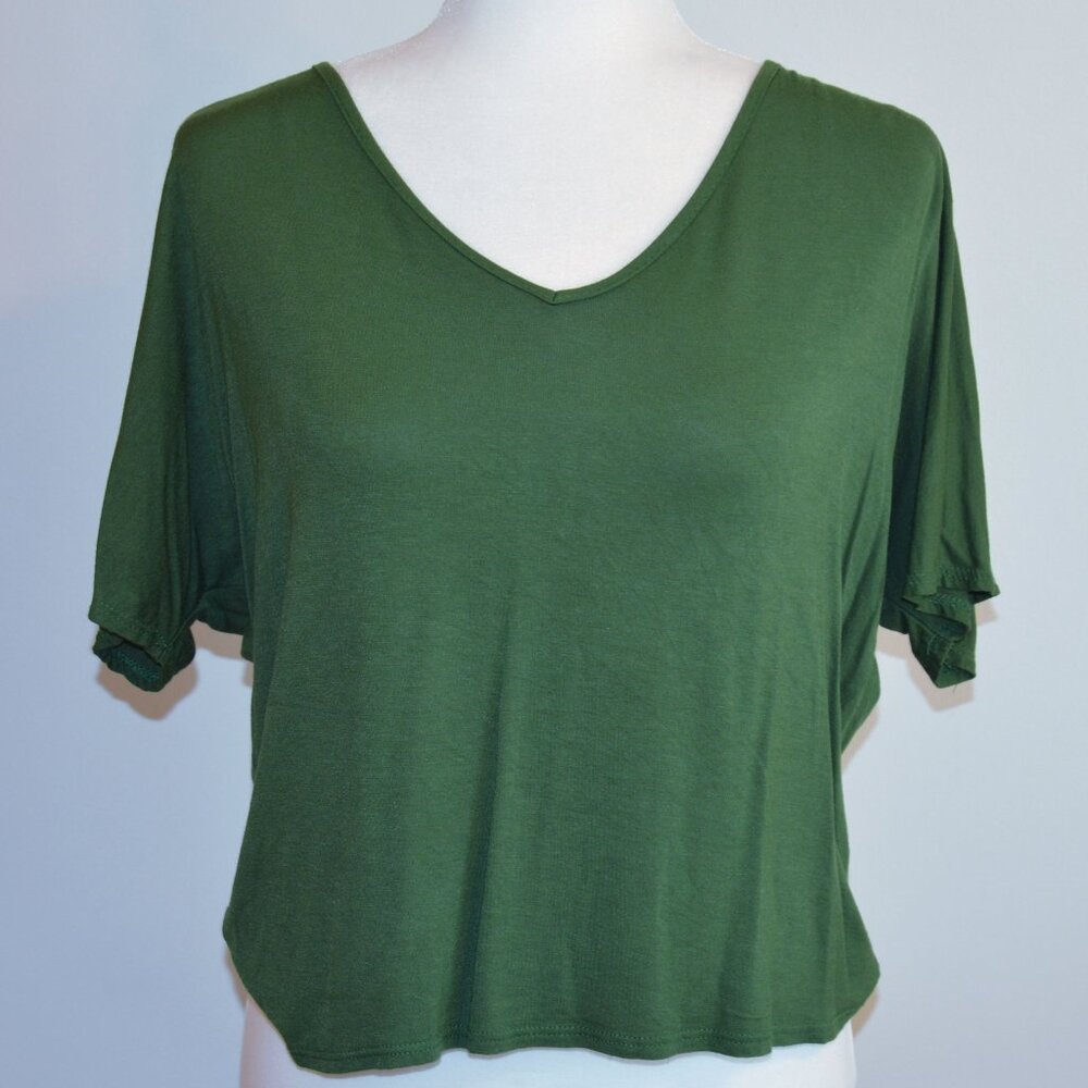 Olivia Rae Green Crop Top - Size S